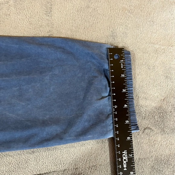 Akademiks Stretch Slim Fit Cargo Joggers Mens Pants Size 34x32 Blue Y2K HipHop - Picture 10 of 13